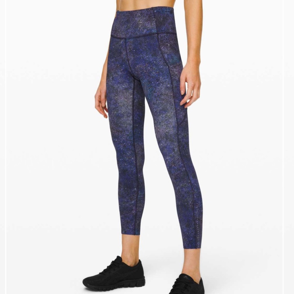 Lululemon Fast & Free 25” Polar Lights Legging